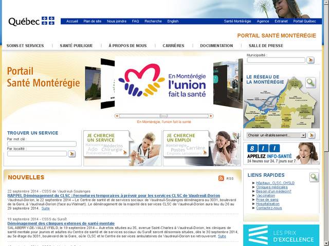 Clsc et centres d'hébergement et de soins de longue 
durée (chsld)