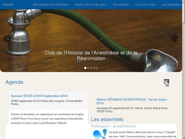 Club de l'histoire de l'anesthésie et de la réanimation