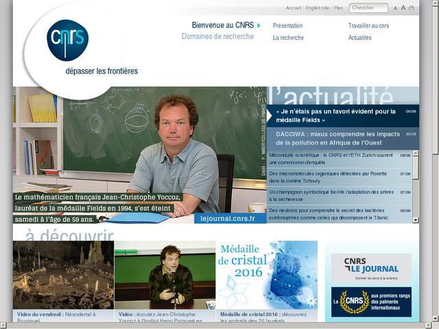 Cnrs - centre national de la recherche scientifique