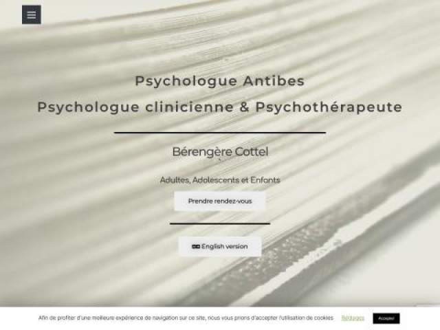 Bérengère cottel psychologue antibes (français/english)