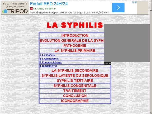 Cours sur la syphilis