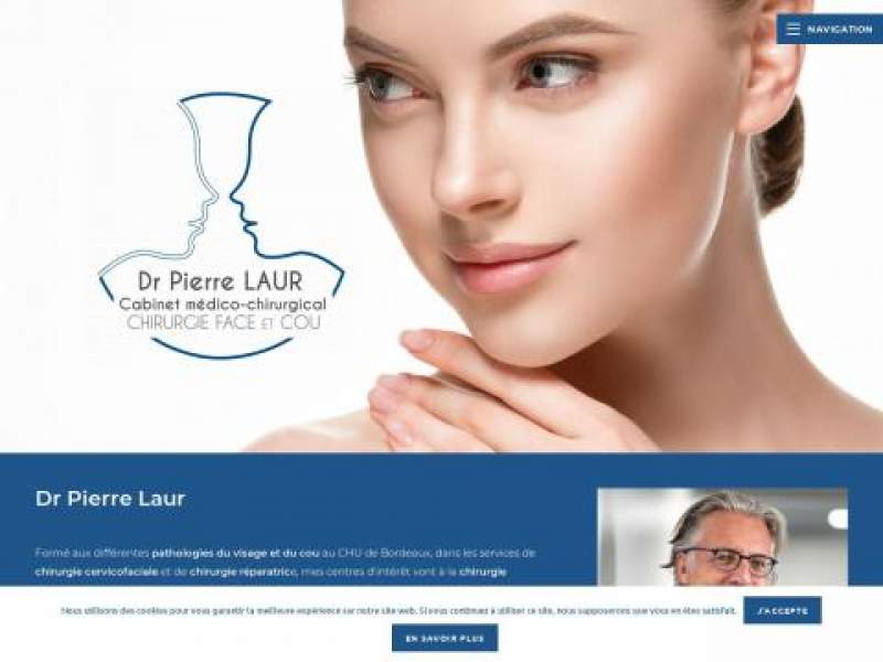 Docteur Pierre Laur , Chirurgie plastique et esthétique face et cou et chirurgie maxillo-faciale • oto-rhino laryngologie à Périgueux
