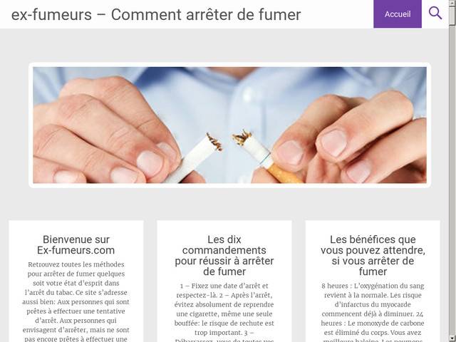 Ex-fumeurs : comment arrêter de fumer