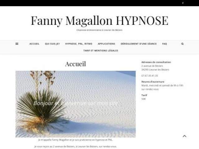 Fanny magallon hypnose