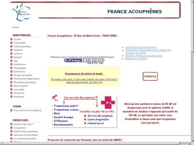 France acouphènes