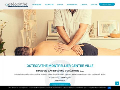 François-Xavier Corne - Ostéopathe à Montpellier 