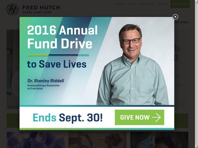 Fred hutchington cancer research center.