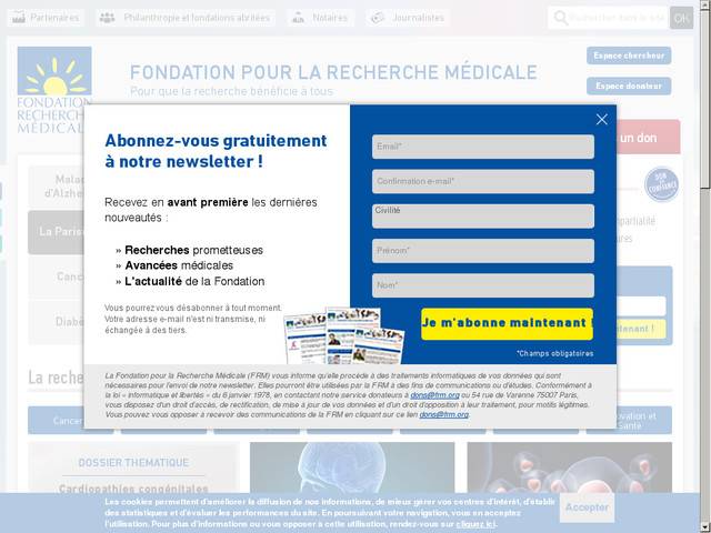 Frm,fondation pour la recherche médicale.