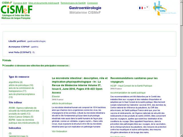 Gastro-entérologie