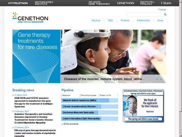Généthon - centre de recherche sur le génome humain