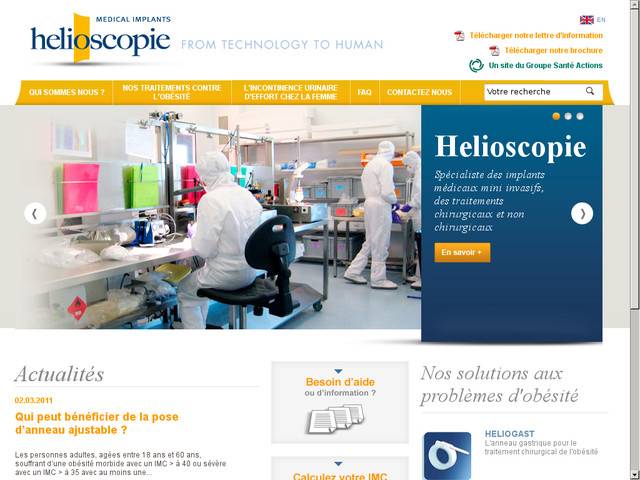 Helioscopie, un positionnement de spécialistes 
concernant le traitement chirurgical de l'obésité