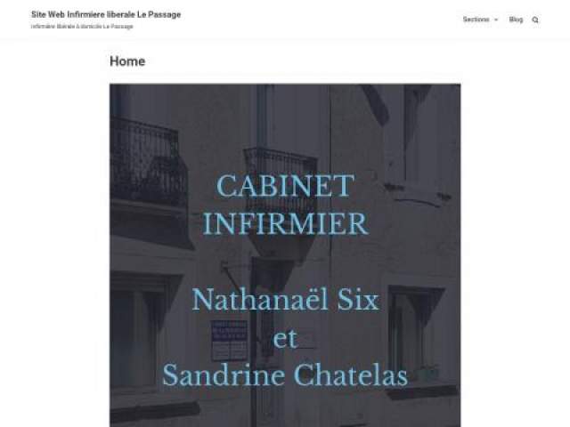 Nathanaël six et sandrine chatelas soins infirmiers