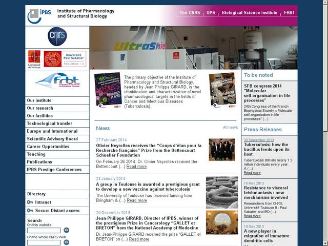 Ipbs - laboratoire de pharmacologie et toxicologie 
fondamentales