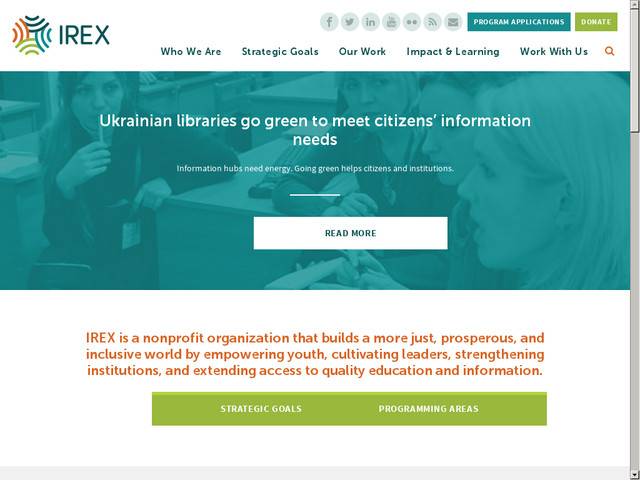Irex home page