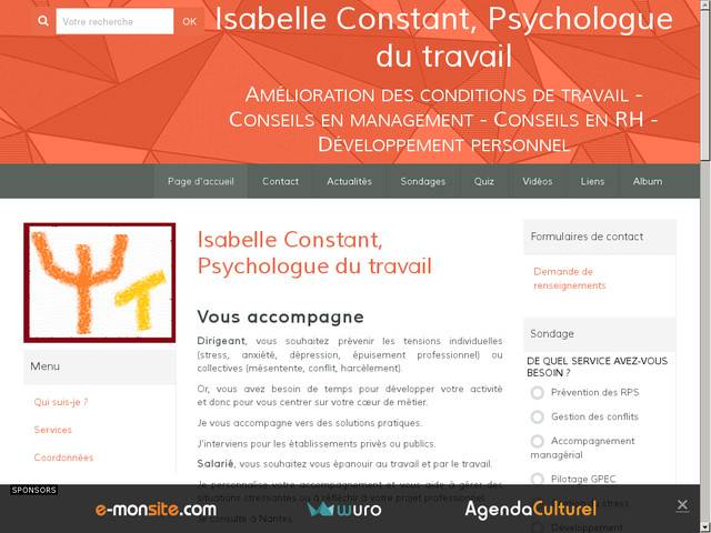 Isabelle constant, psychologue du travail