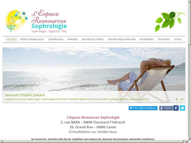 L'espace ressources sophrologie