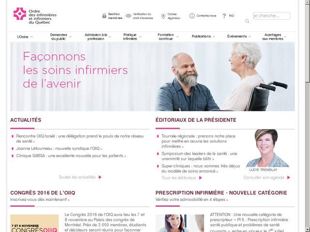 L'ordre des infirmières et infirmiers du québec