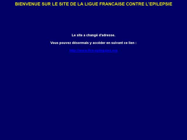 La ligue française contre l'epilepsie