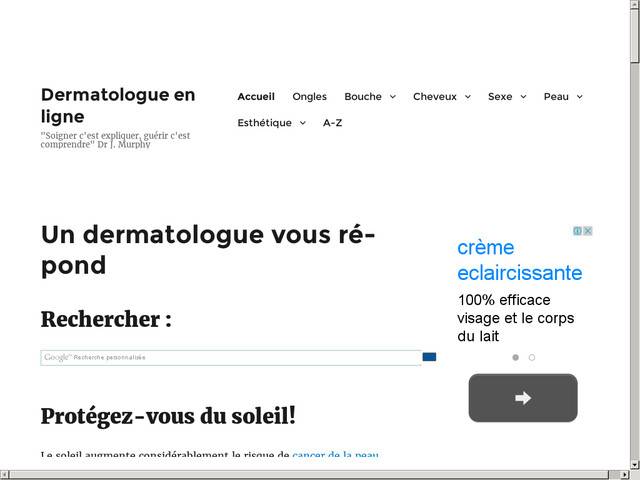 Le guide de l'internet dermatologique