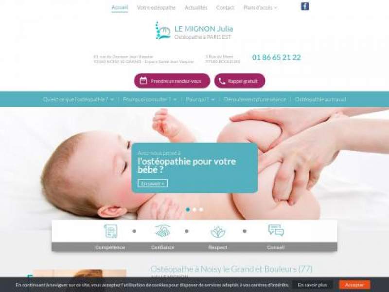 Julia Le Mignon, cabinet d'ostéopathe à Noisy-le-Grand