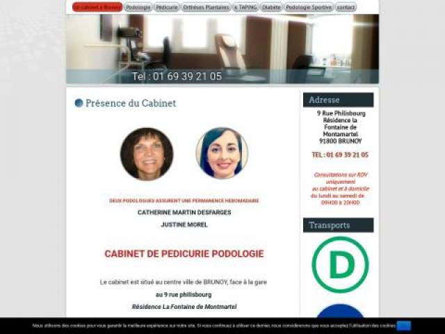 3 podologues dans ce cabinet de podologie a brunoy (91800)