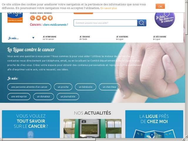 Ligue nationale contre le cancer.