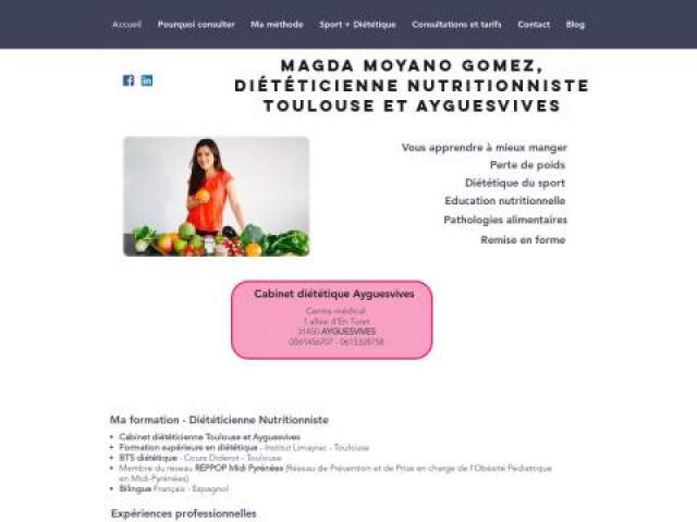 Magda moyano gomez - diététicienne nutritionniste