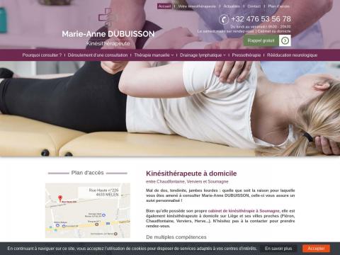 Marie-Anne Dubuisson - Kinésithérapeute à domicile