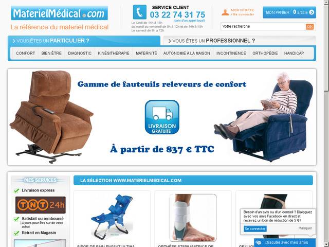 Matériel médical et parapharmacie