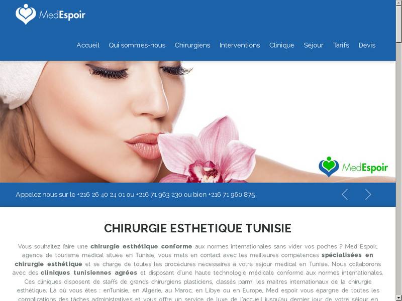 Clinique chirurgie esthétique en Tunisie