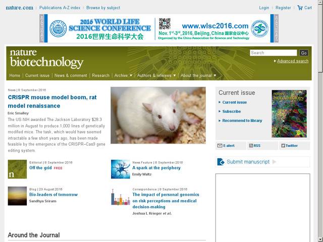 Nature biotechnology buyers' guide