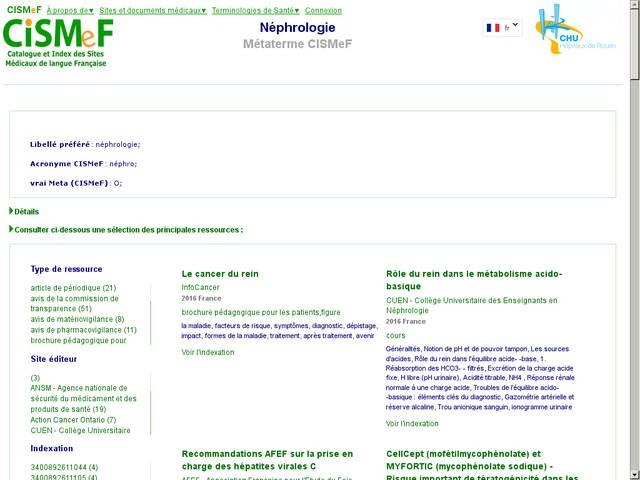 Néphrologie en france