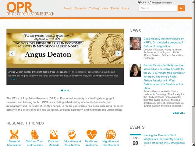 Office of population research