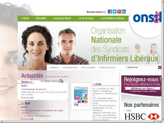 Onsil - organisation nationale des syndicats d' 
infirmiers libéraux