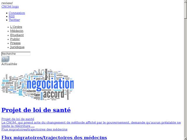 Ordre national des medecins de france