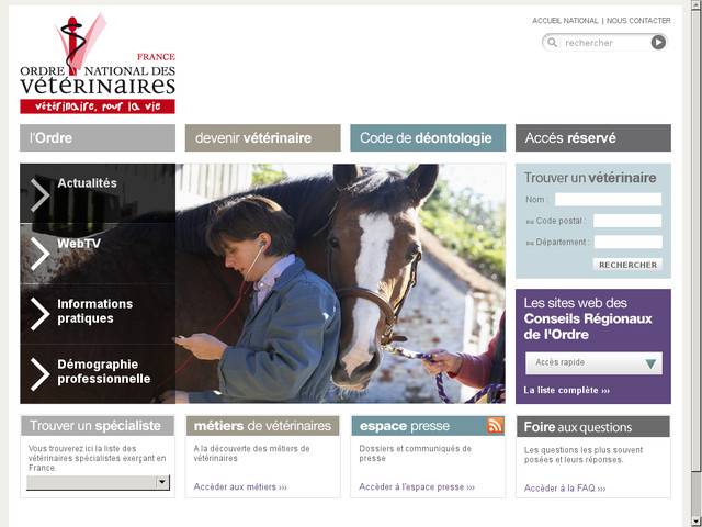 Ordre national des vétérinaires