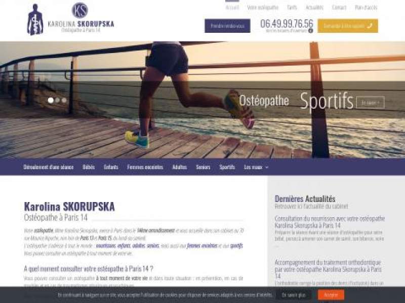 Karolina Skorupska Ostéopathe à Paris 14