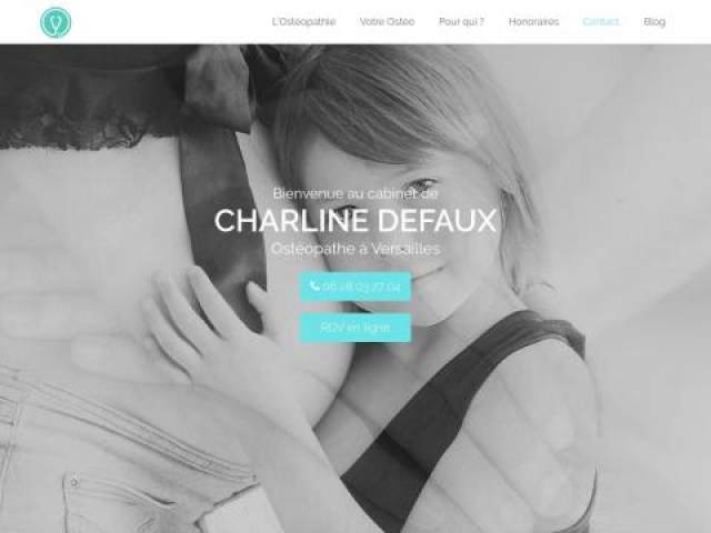 Osteopathe versailles charline defaux