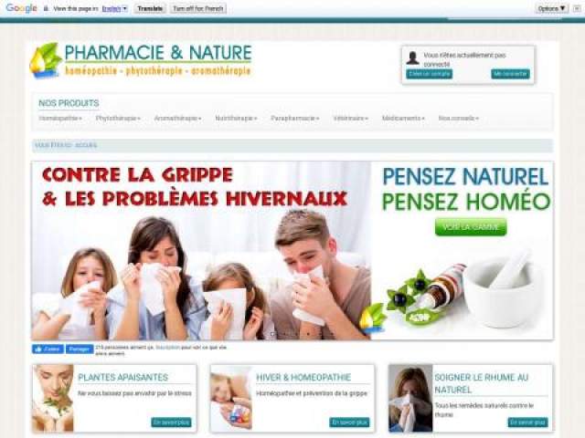 Pharmacie et nature