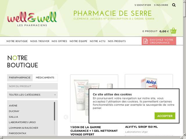 Pharmacie de serre