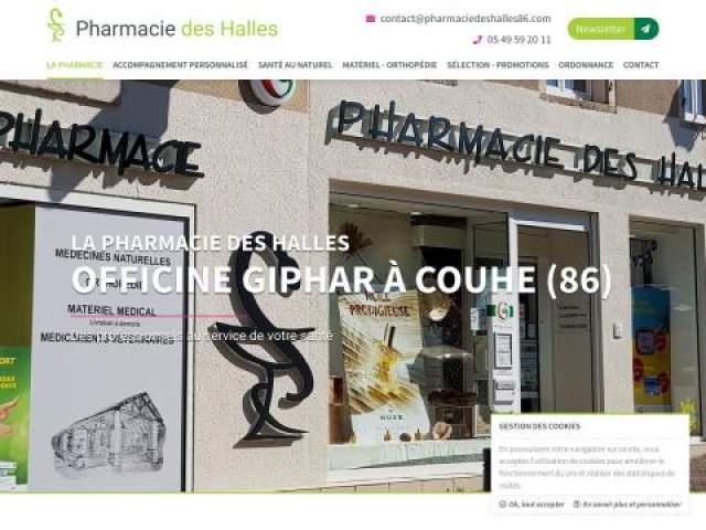 Pharmacie des halles à couhé (86)