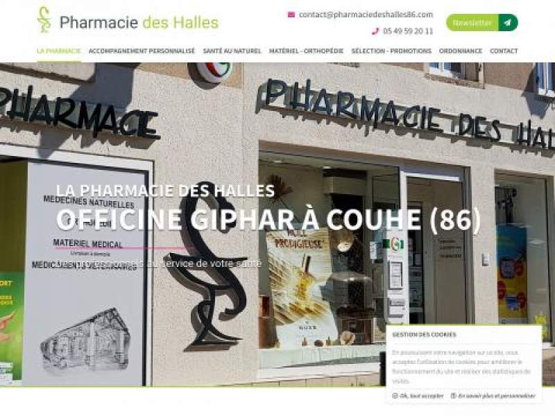 Pharmacie des Halles à Couhé (86)