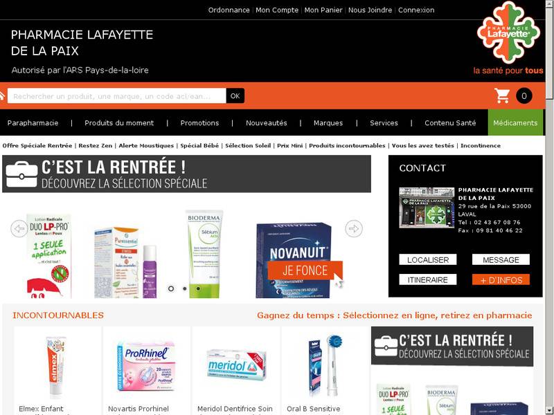 PHARMACIE LAFAYETTE DE LA PAIX
