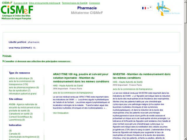 Pharmacie & pharmacologie en france