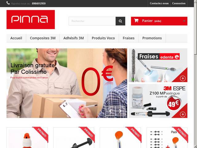 Pinna dentaire - vente en ligne de fournitures dentaires