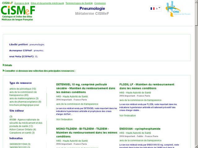 Pneumologie en france