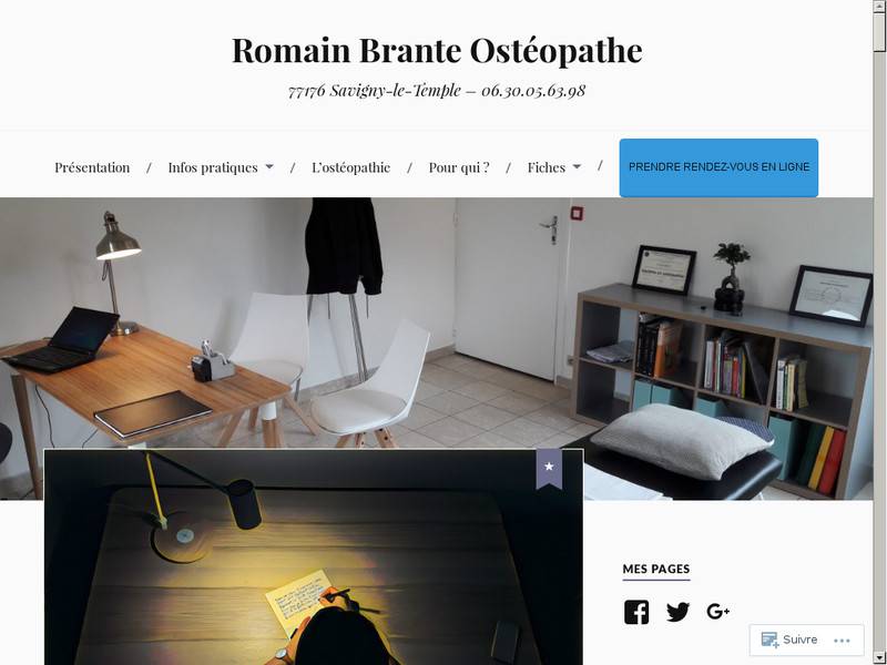 Romain Brante Ostéopathe Savigny-le-Temple