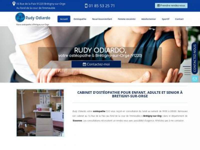 Rudy Odardio, Ostéopathe D.O. À Brétigny (91)