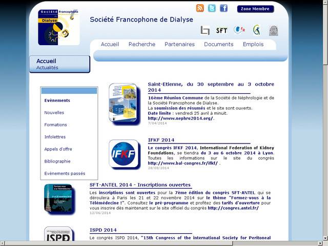 Sfdial : société francophone de dialyse