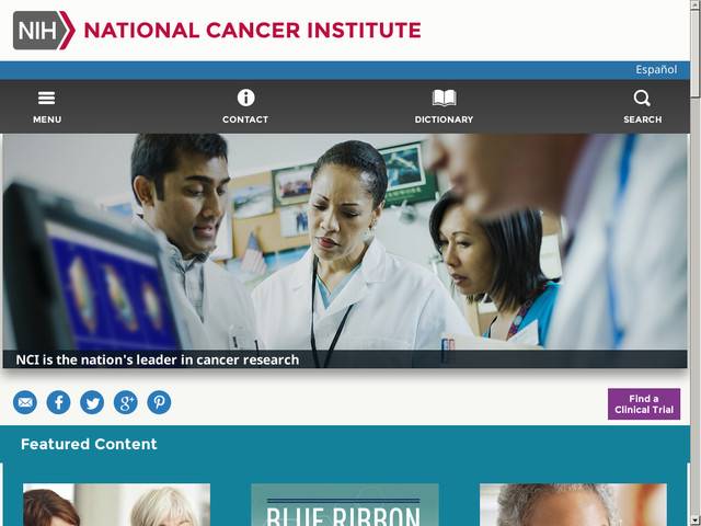 Site du national cancer institute (usa)